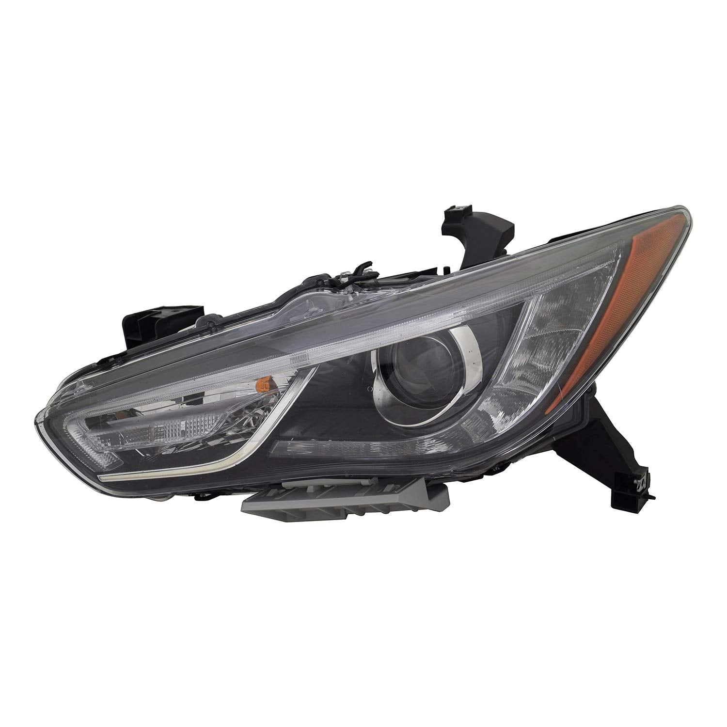 Left TYC Headlight Assembly Compatible with 2017-2018 Infiniti QX60