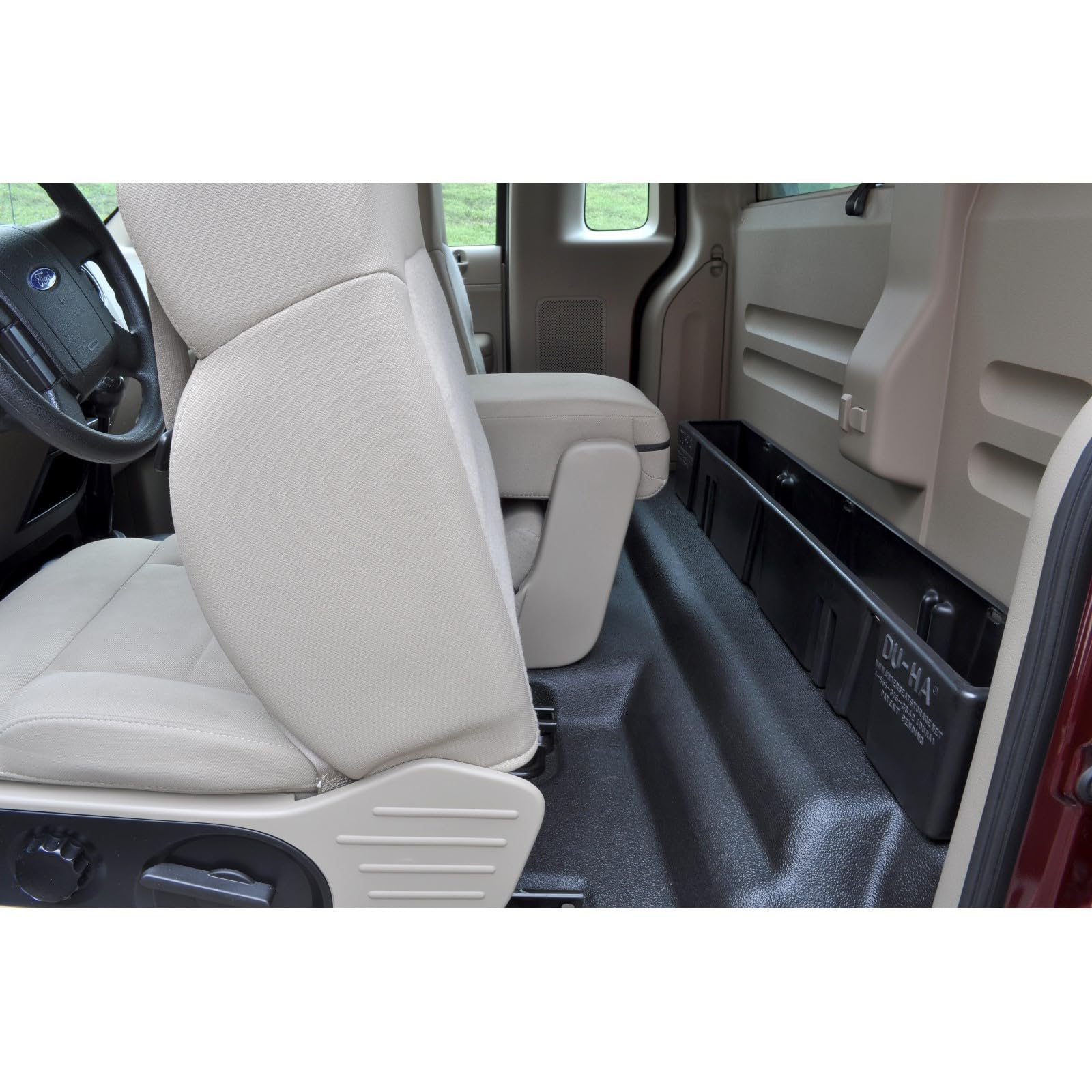 Behind-the-Seat DU-HA Storage Fits 04-08 Ford F-150 Regular Cab, Black, Part #20105