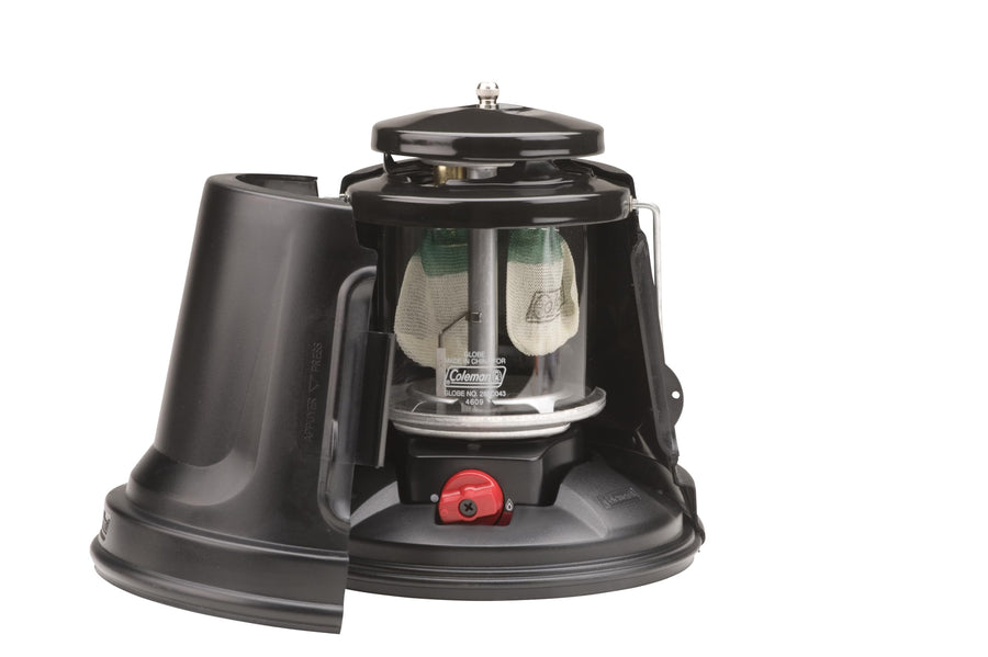 1000 Lumens Coleman QuickPack Deluxe+ Gas Lantern with Carry Case, Propane Lantern with Automatic Lighting & Adjustable Brightness, Great for Camping, Power Outage, Outdoor Lighting, & More
