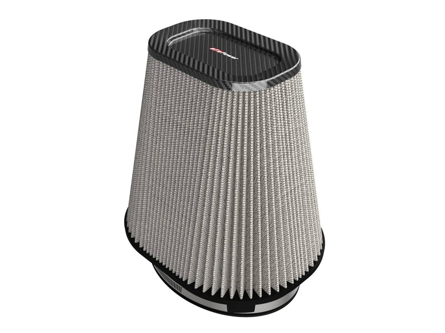 aFe POWER Intake Replacement Track Series Air Filter w/Pro DRY S Media - 7.50"x5.50" Inlet, 9" Tall - #27-90204D