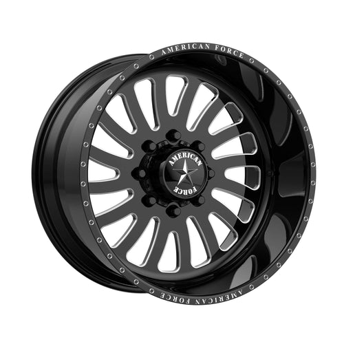 American Force 22X11 AW74 G-BLK MACH 00MM - AFTH74LF25-2-20 8X170
