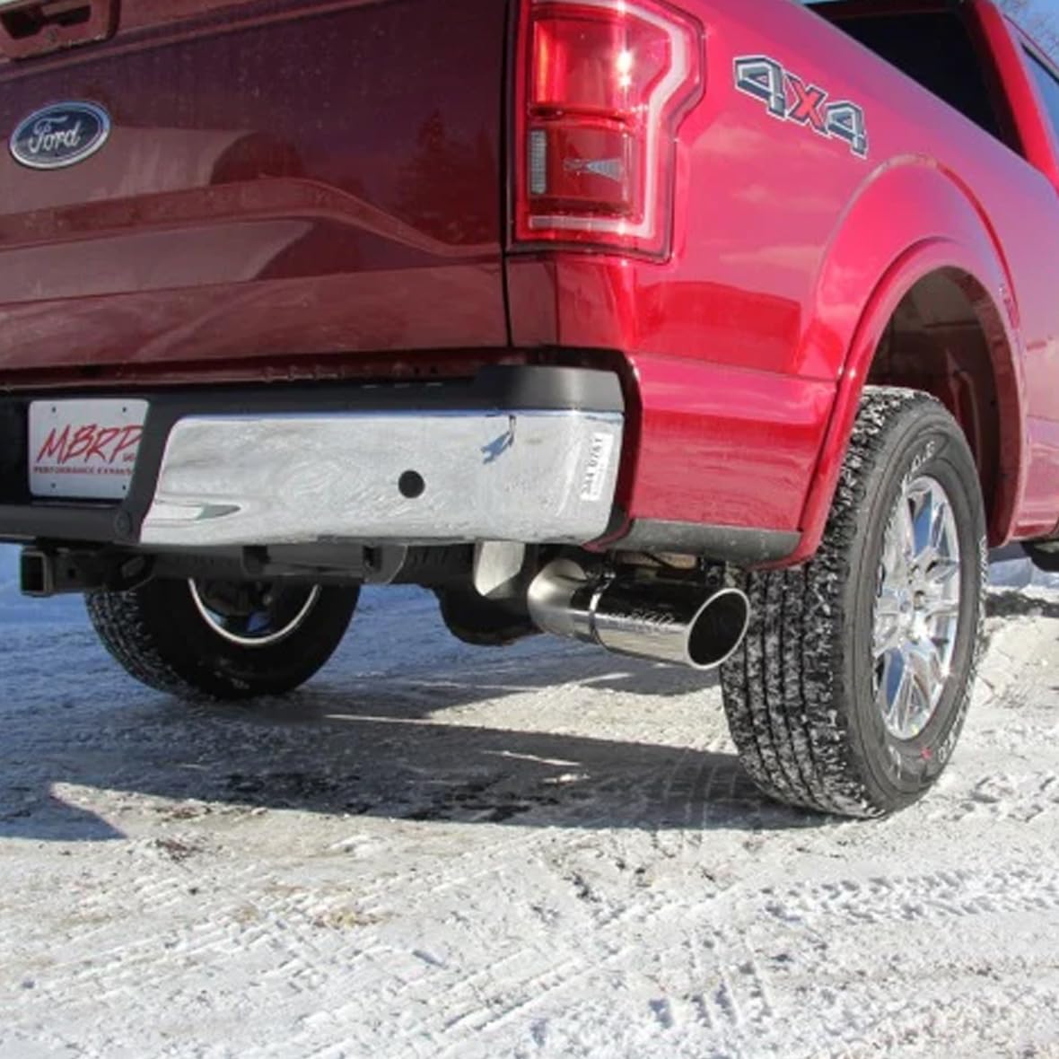 Dual Rear MBRP S5258409 T409 2 1/2" Cat Back