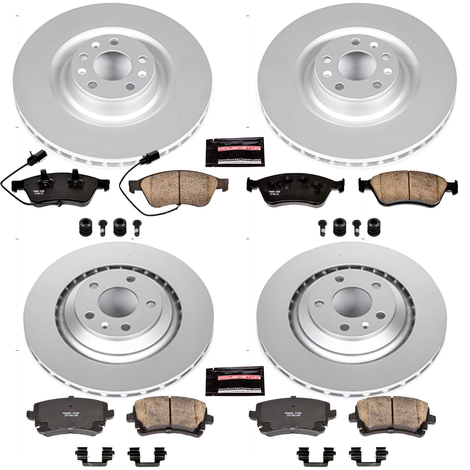 Power Stop Z23 Evolution Sport Geomet® Coated Brake Kit Front & Rear