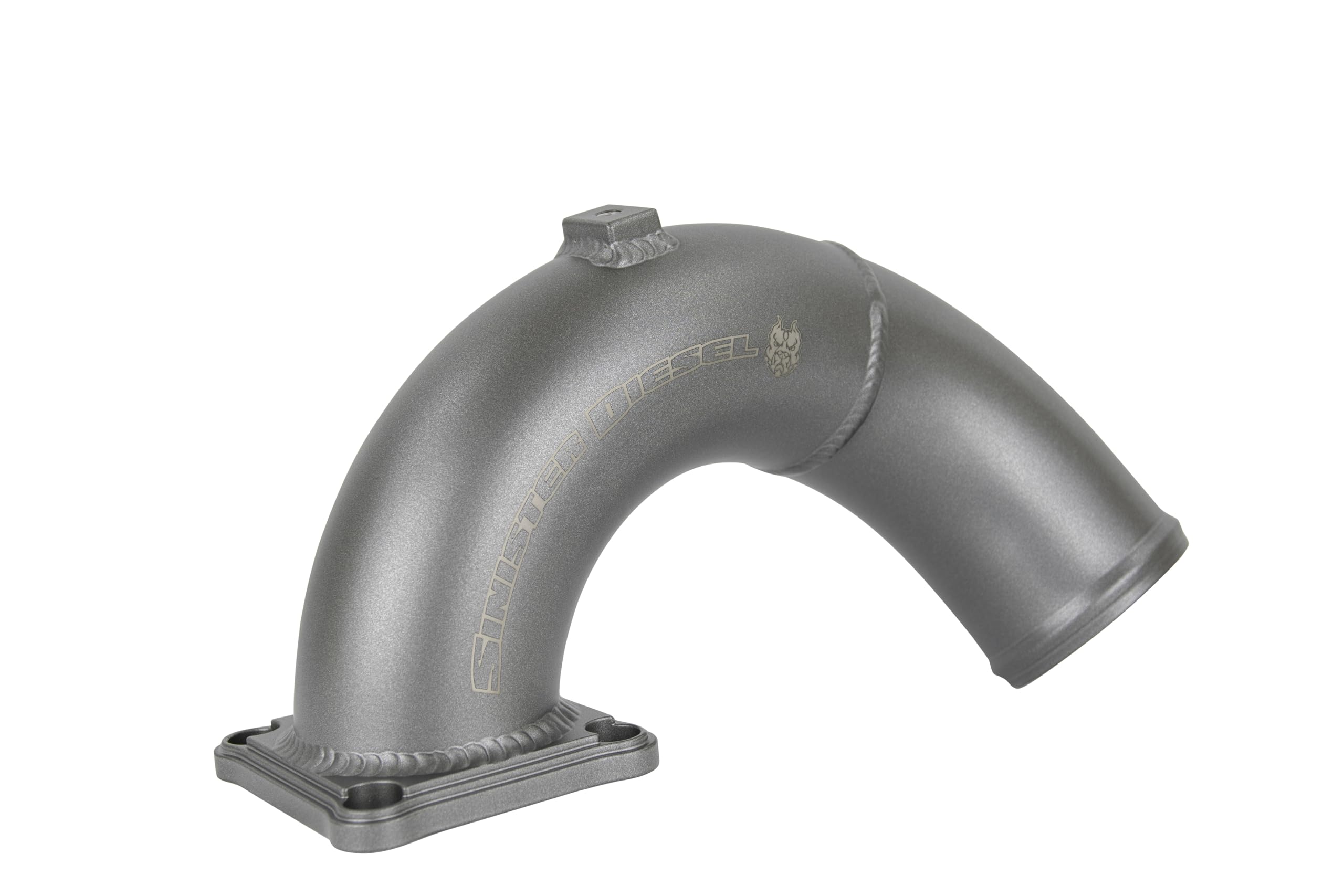 Sinister Diesel Intake Elbow Gray for Dodge Cummins 1998.5-2002 5.9L