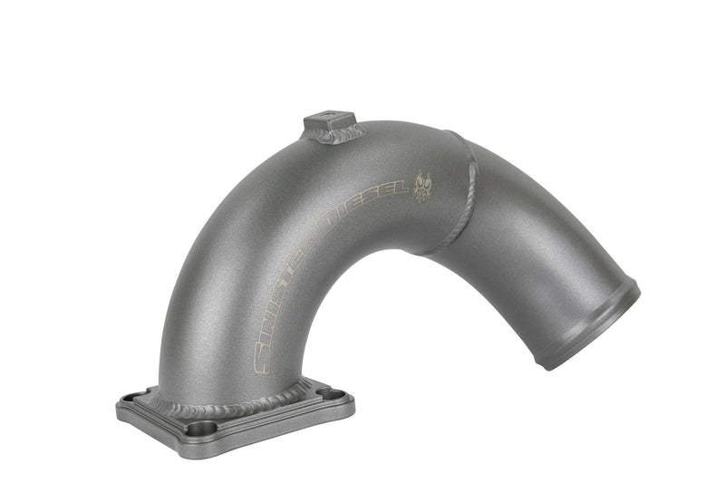 Sinister Diesel Intake Elbow Gray for Dodge Cummins 1998.5-2002 5.9L