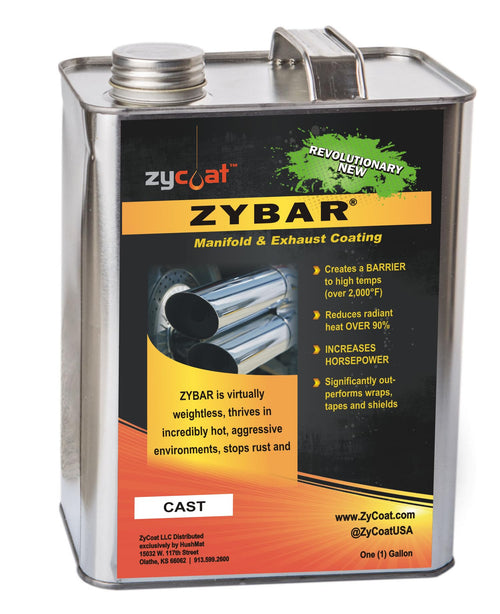 ZyBar ZyCoat 12128 High Temperature Coating - Medium Gray, 64 Ounce