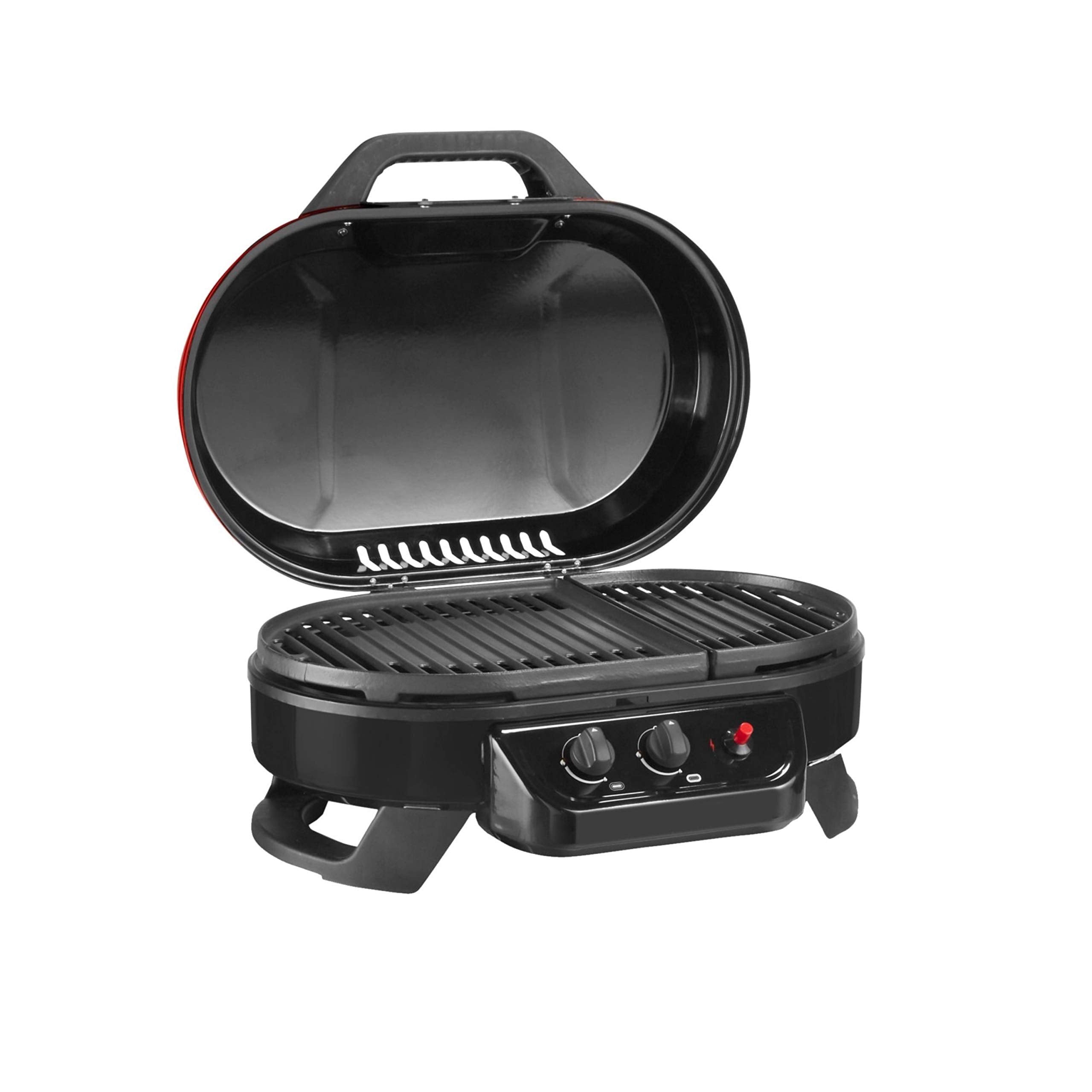 Coleman Portable RoadTrip 225 Tabletop Grill, 2-Burner Gas Grill with Matchless Ignition & Adjustable Temperature Control, 11,000 BTUs of Power for Grilling, Tailgating, Camping, BBQ, & More