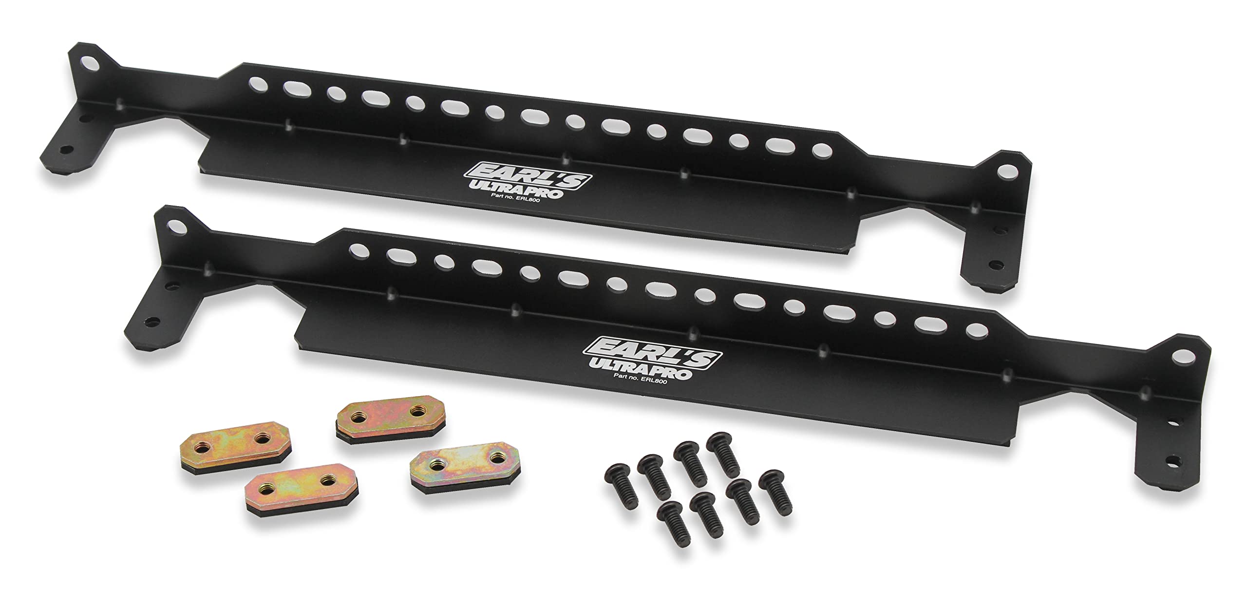 Oil Cooler Mounting Brackets Earl's for UltraPro Extra Wide Coolers