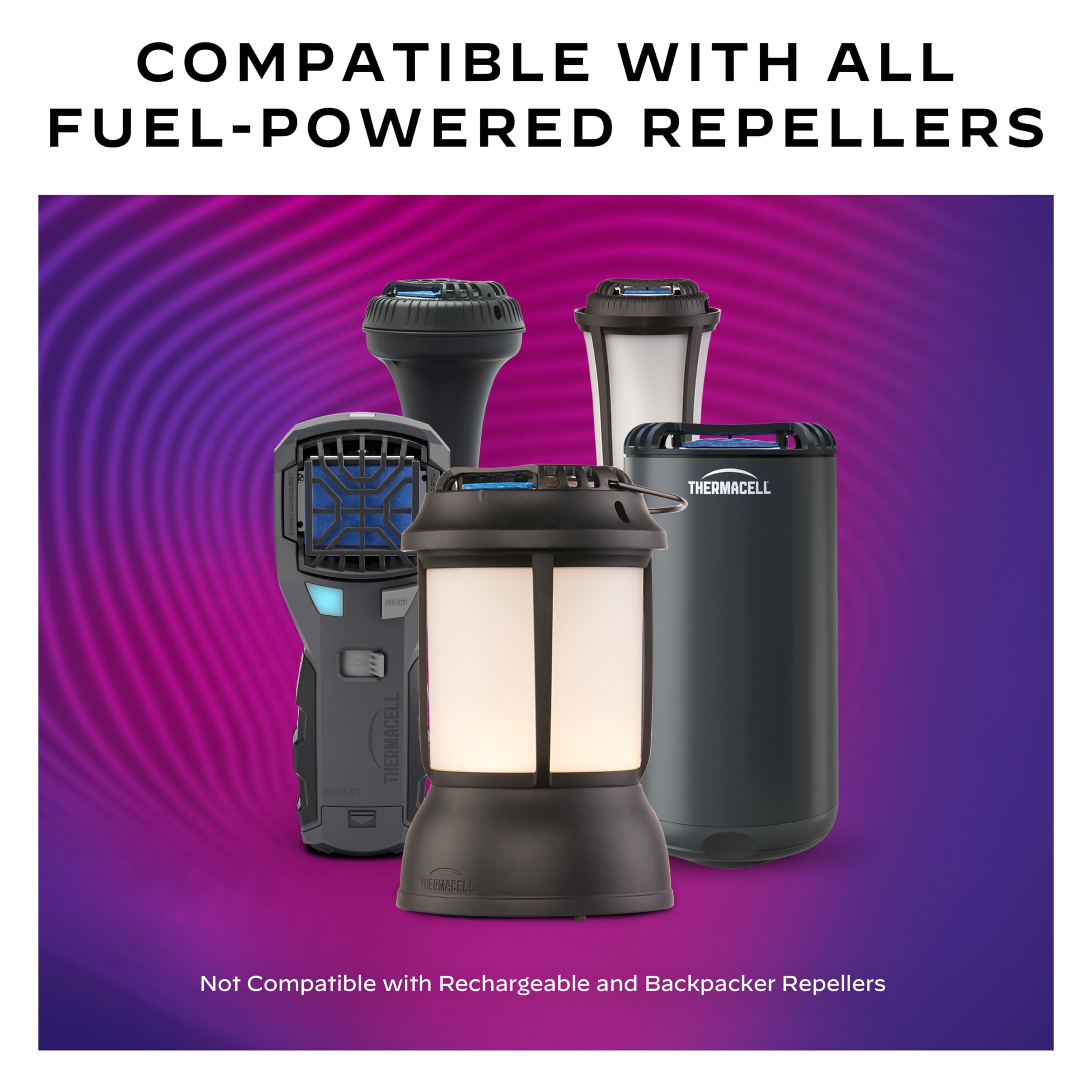 Mosquito Repellent Thermacell Refills; Compatible with Any Fuel-Powered Repeller Thermacell; Highly Effective, Long Lasting, No Spray, No Scent, No Mess; 15 Foot Zone of Protection Mosquito