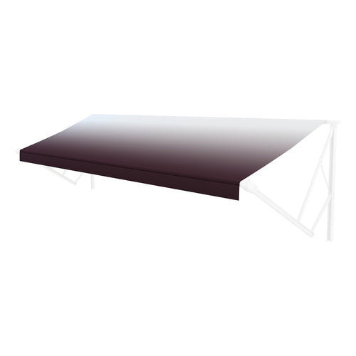 Burgundy Fade Solera Universal Fit Heavy-Duty Vinyl RV Patio Awning Replacement Fabric 18' Awning (17'4" Fabric)