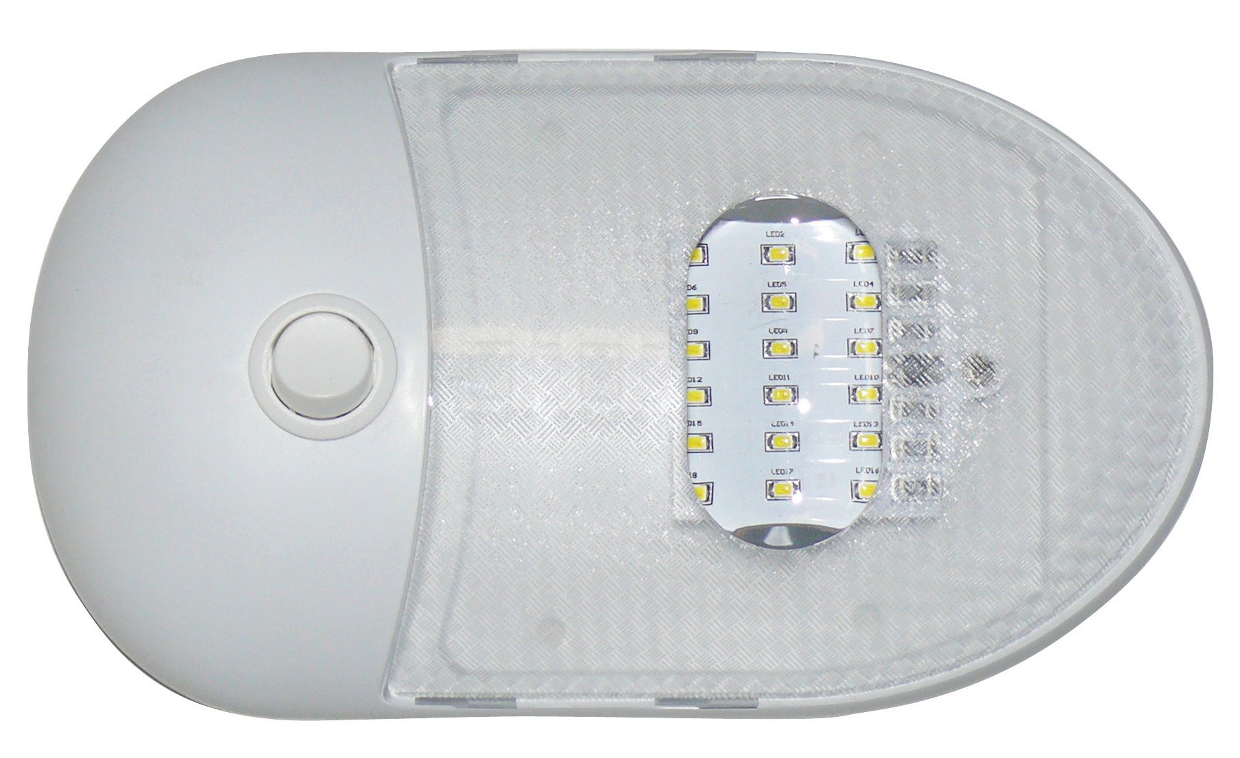 Valterra 65429-WW Diamond Group Warm White Slim Line Single LED Dome Light
