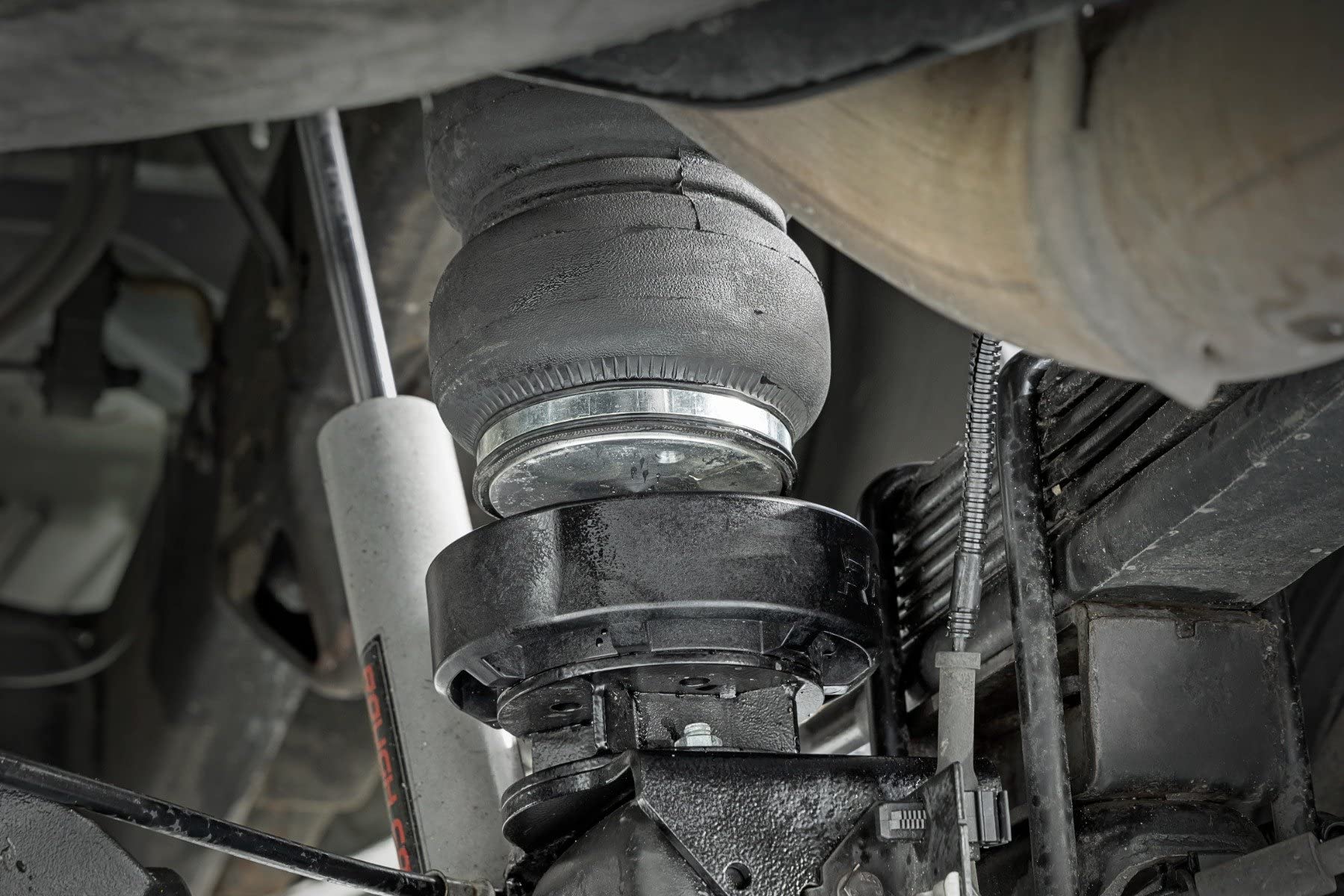 Rough Country Air Spring Cradle Kit - Universal Fit for Convulated Air Bags Under 4.11"