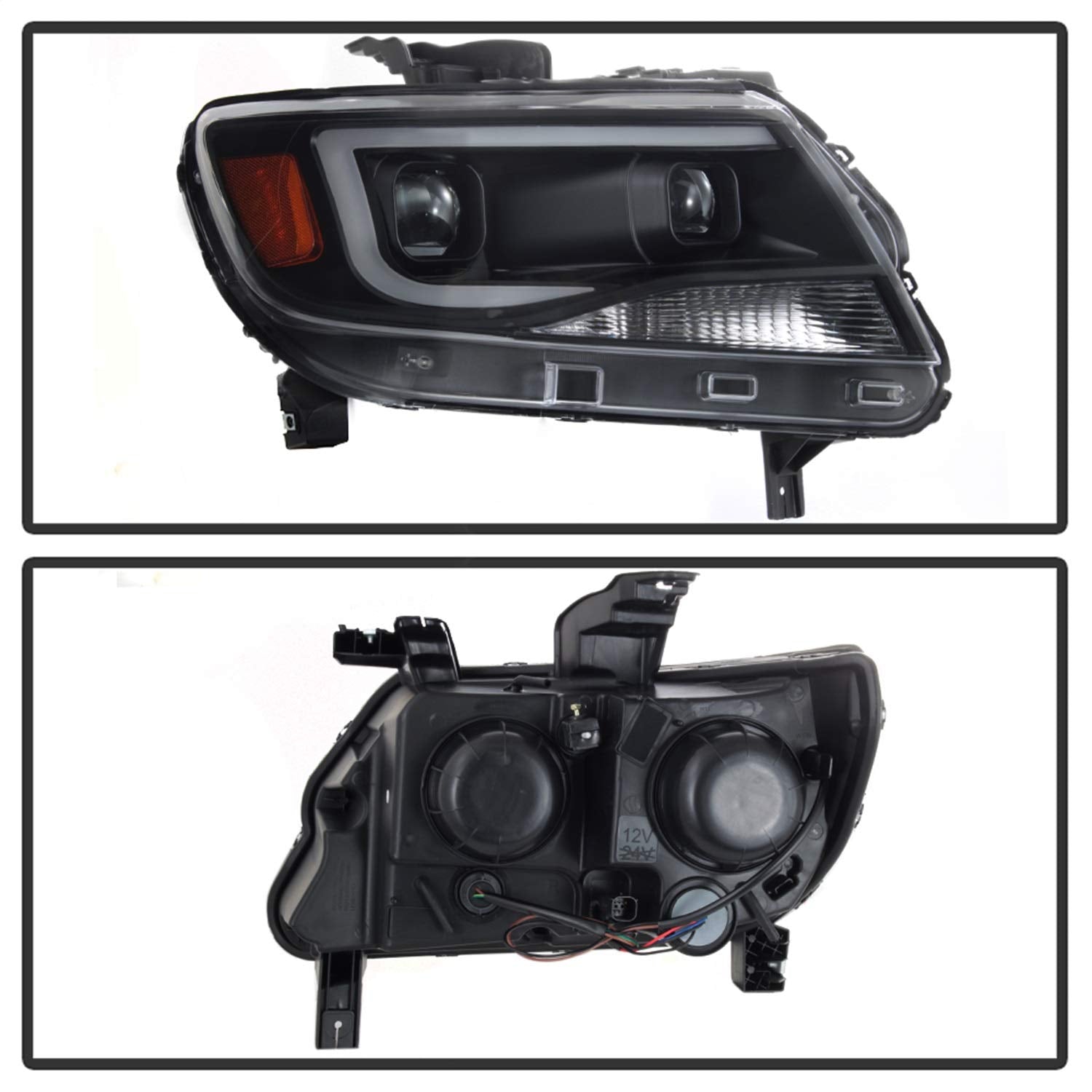 Projector Headlight Xtune PRO-JH-CCO04-LBDRL-BK, 1 Pack