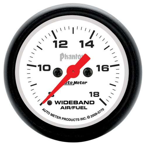 Auto Meter Phantom Wide Band Air Fuel Ratio Kit, 2.3125 in. 5770