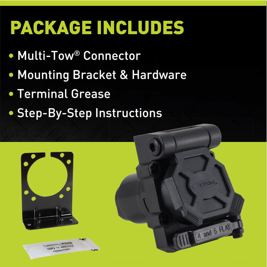 Endurance Hopkins Towing Solutions Multi-Tow 7 Blade, 5 and 4 Flat Vehicle Side Connector
