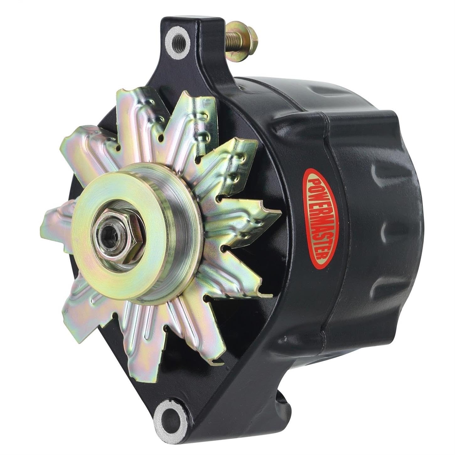 Alt Ford Powermaster Upgrade Black 100A Smooth Look™ 1V Pulley 1-Wire