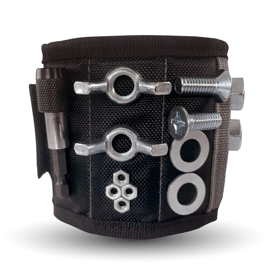 Mag Band Mob Armor Magnetic Wrist Tool Holder - Magnetic Wristband for Holding Screws, Nails, Fasteners, and More, Magnetic Wristband for Mechanic, Handyman, Electrician, Tech Geek, 13" x 3.25"
