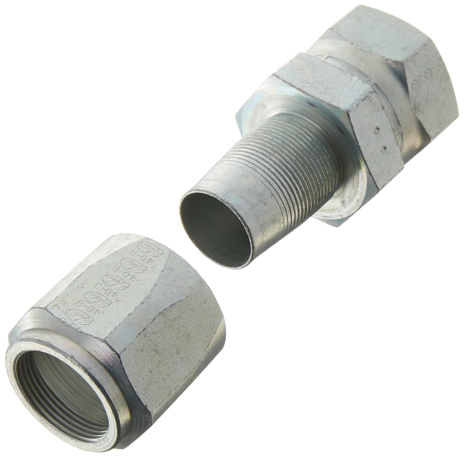 Gates Field Attachable 16C5E-16RFJX for C5E Hose, Female JIC 37 Flare Swivel, Steel, 7/8" ID