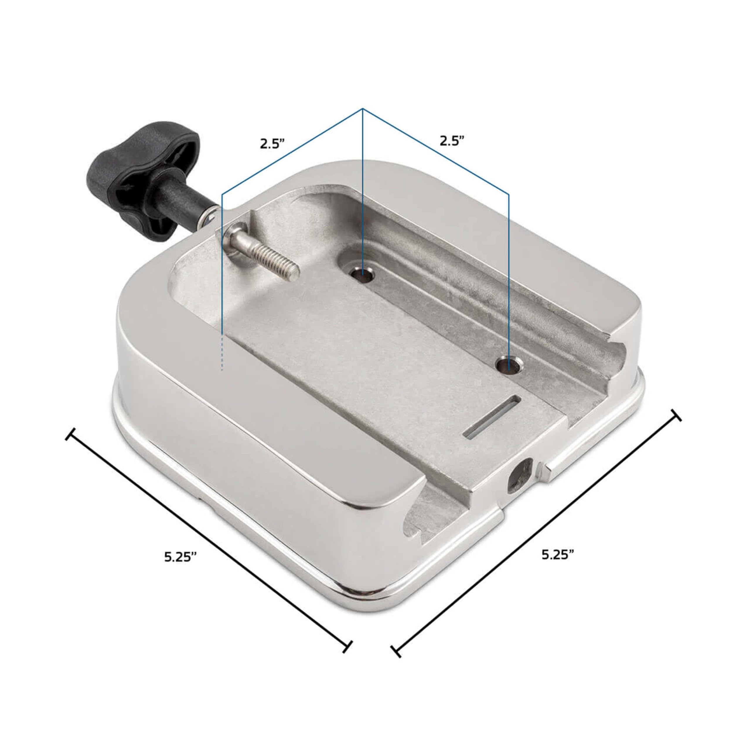 Cannon Modern Unisex Adult Downrigger Mounting Base, US