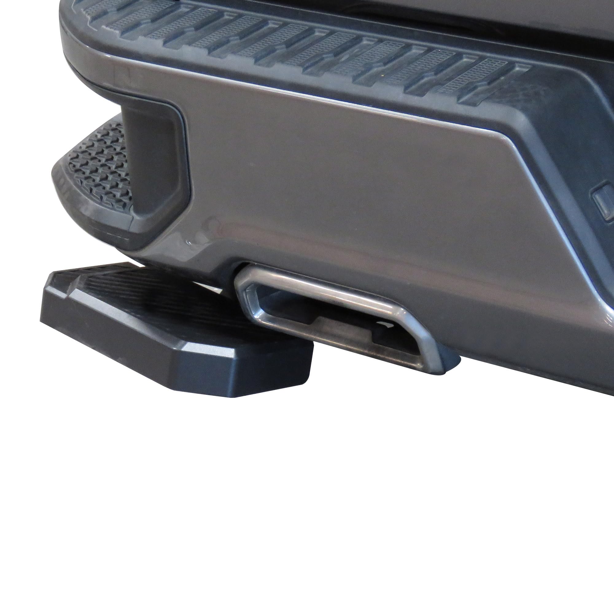 Retractable Black Horse Truck Bed Corner Step Compatible with 2019-2024 Chevrolet Silverado 1500 |2019-2024 GMC Sierra 1500 -TBCGM19