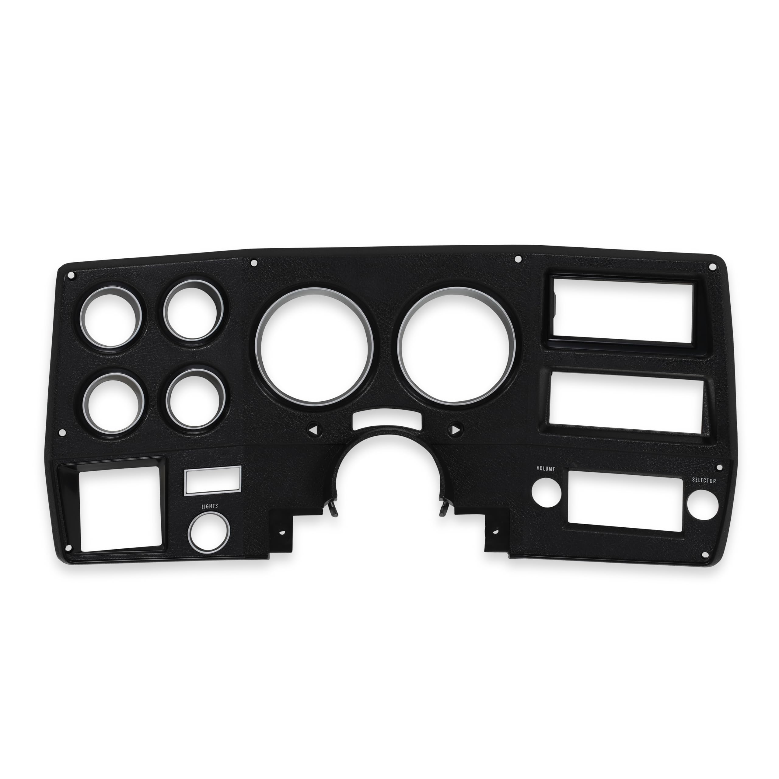INST778 Brothers Trucks Instrument Bezel - With A/C - Black/Silver