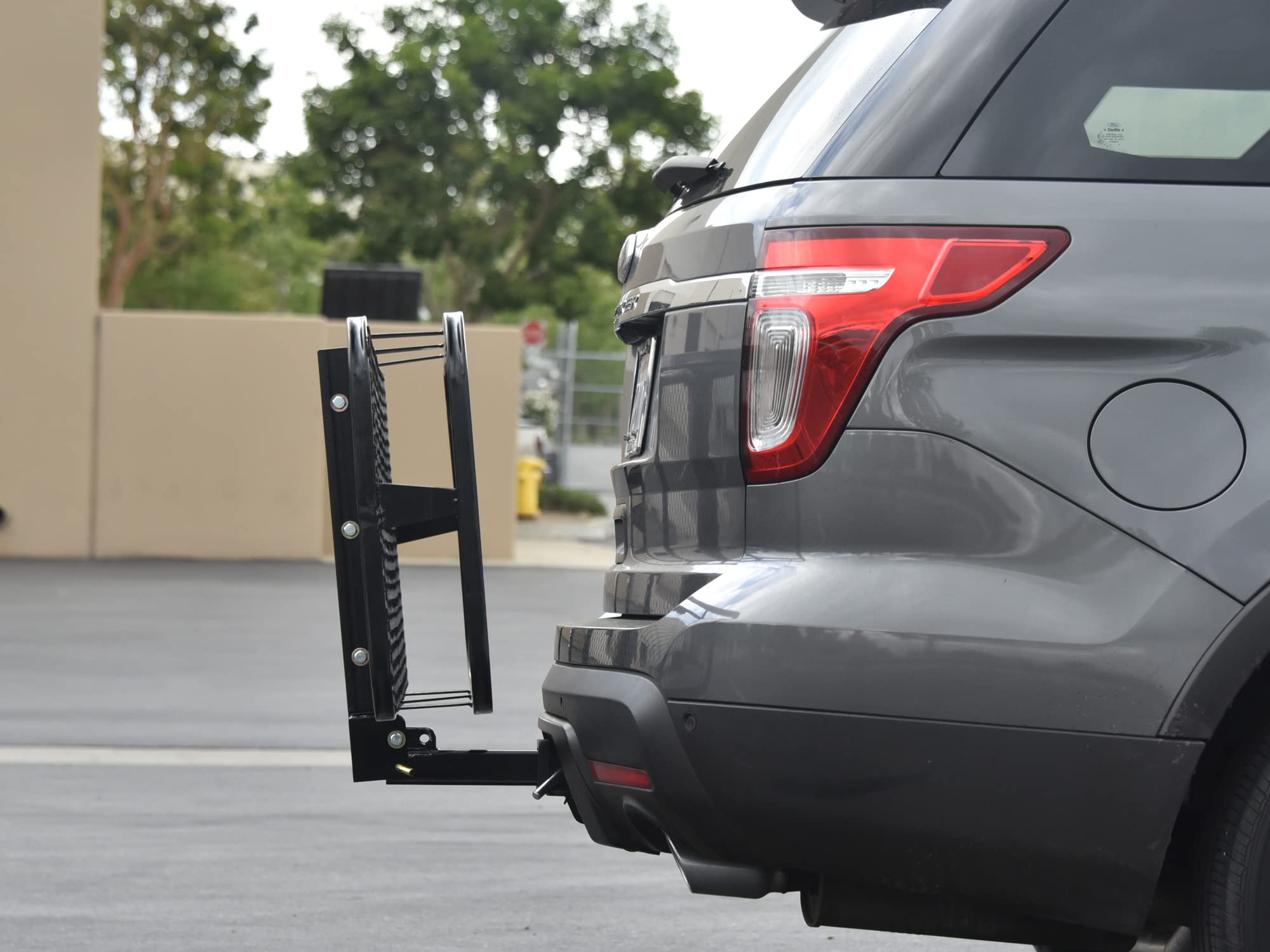 59-Inch ARMORDILLO Foldable Universal Mesh Rear Hitch Cargo Basket Fits 2" Receiver Tube