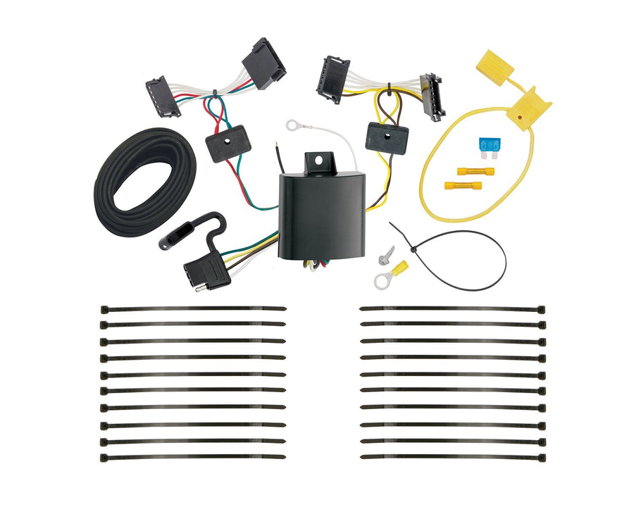 T-One® Tekonsha T-Connector Harness, 4-Way Flat, Compatible with Select Dodge Sprinter : Freightliner Sprinter : Mercedes-Benz Sprinter