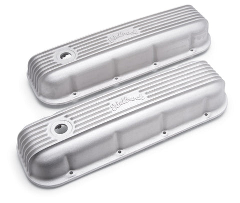 Valve Cover Kit Edelbrock 41859 (Classic Finned BBC), One Size