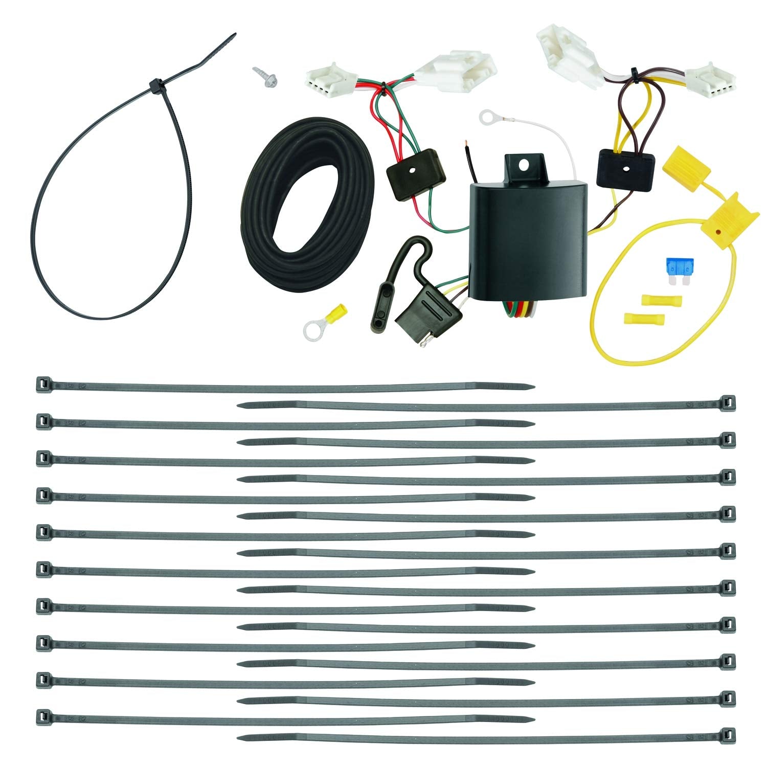 T-One® TEKONSHA Harness T-Connector, 4-Way Flat, Compatible with Select Lexus NX200t, NX300h