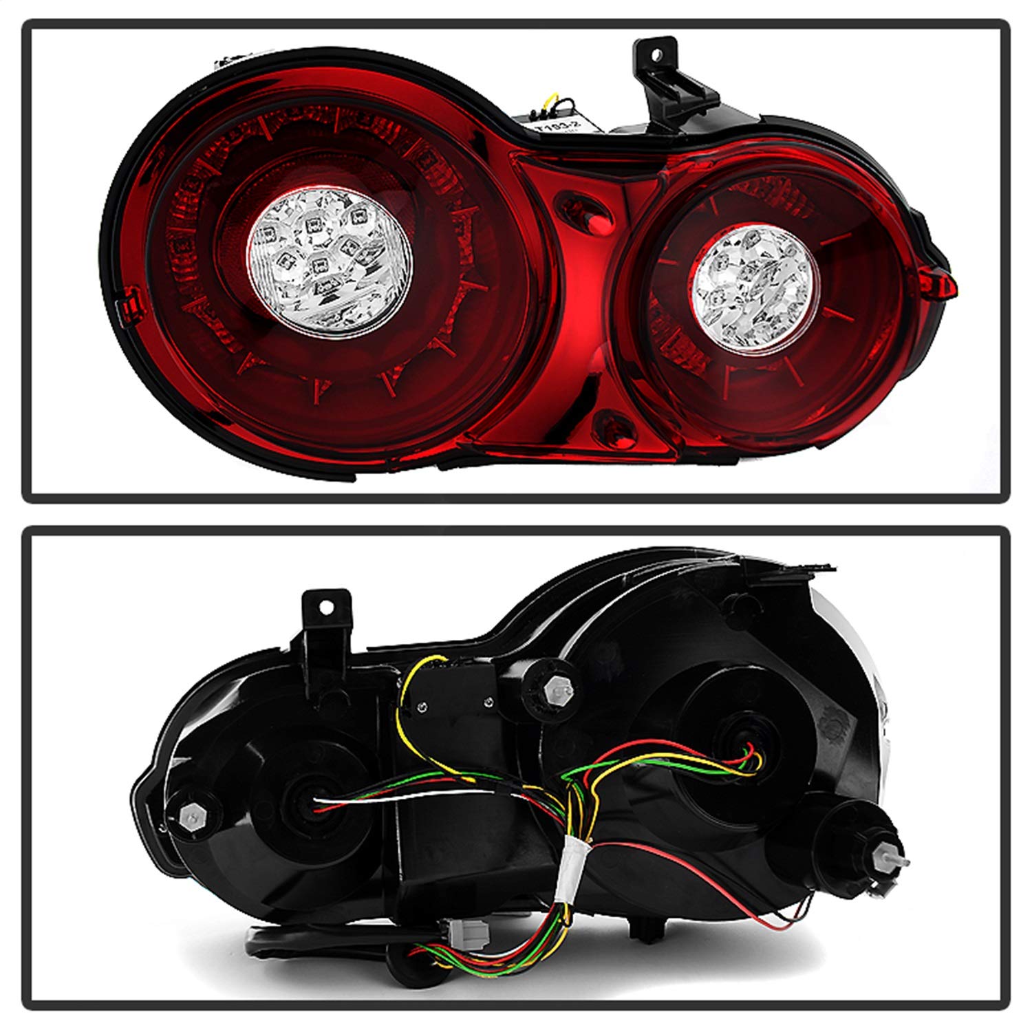 Nissan GTR 09-15 Spyder 5082008 LED Tail Lights - Red Clear