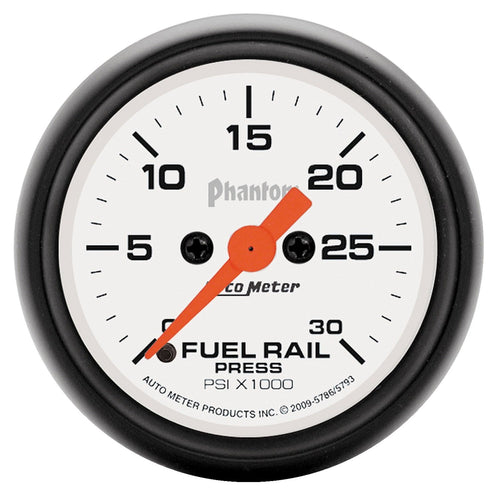 Phantom Auto Meter 5793 Fuel Rail Pressure Gauge