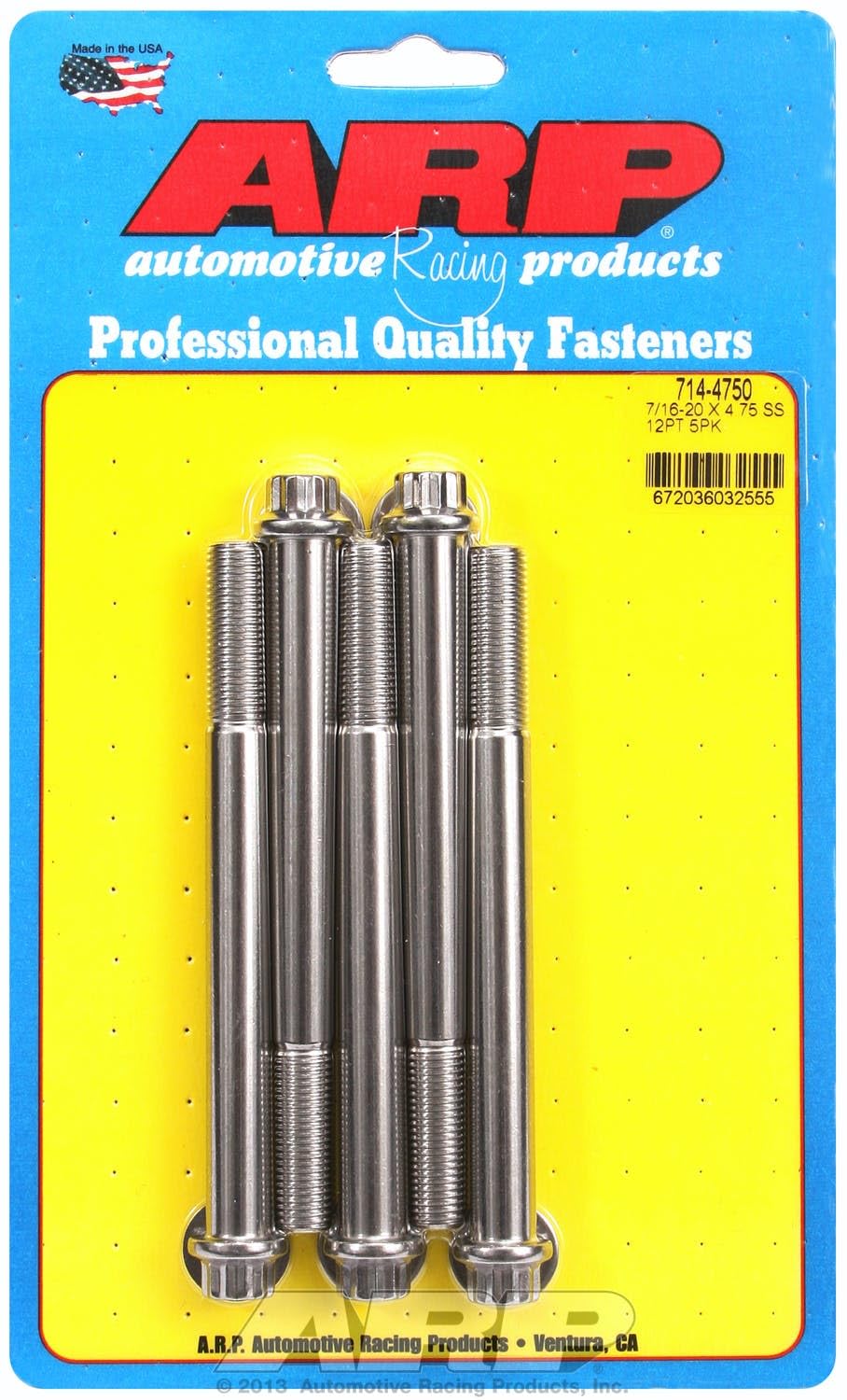 ARP Bolt, 7/16"-20, Pack of 5 714-4750
