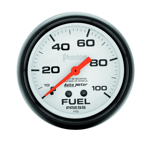 Auto Meter Phantom 5812 Mechanical Fuel Pressure Gauge