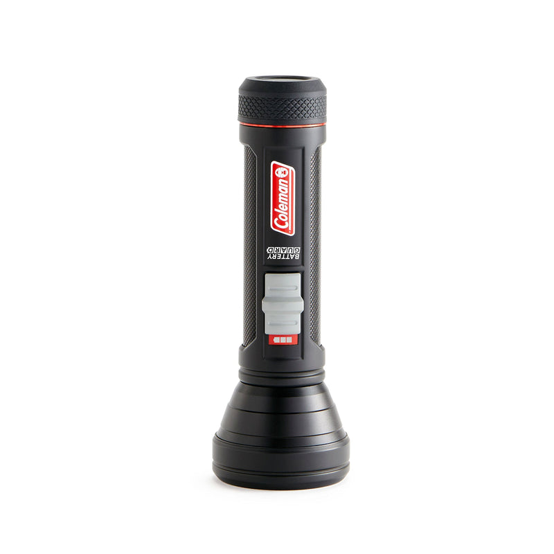 Black Coleman Battery Guard 300m LED Flashlight