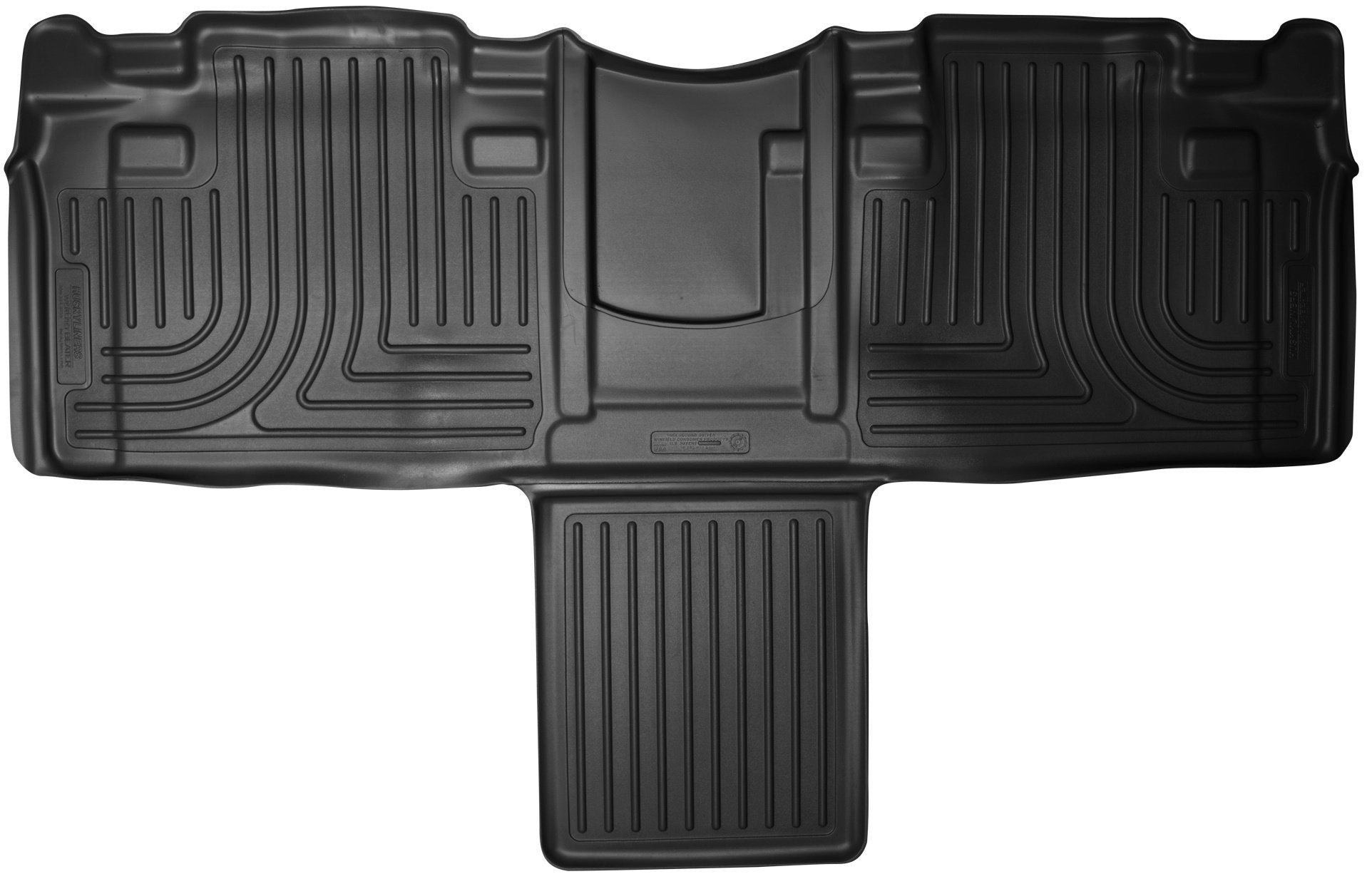 Weatherbeater Husky Liners Floor Mats | Fits 2011-2020 Toyota Sienna | 2nd Row, 1-pc Black - 19841