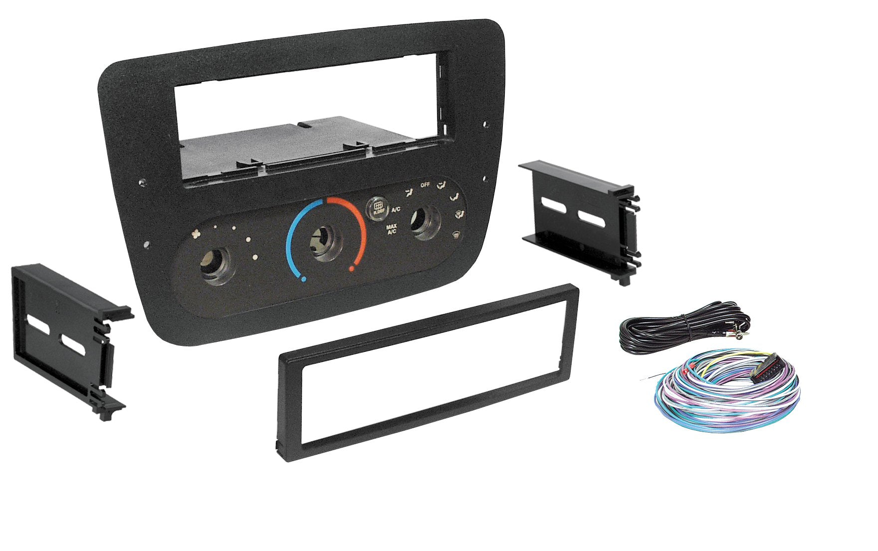 Single DIN Dash Kit for Taurus/Mercury Sable (2000-2007), ISO All Trim Level Single DIN Dash Kit, Retains Factory Climate Control, Antenna & Speaker Wire Included (FMK578)