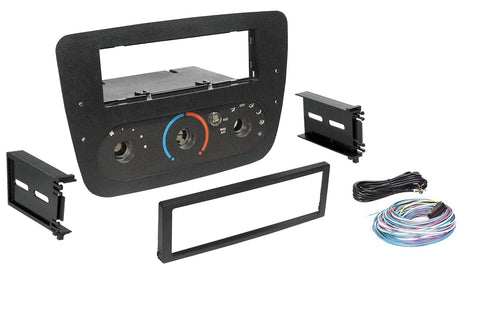 Single DIN Dash Kit for Taurus/Mercury Sable (2000-2007), ISO All Trim Level Single DIN Dash Kit, Retains Factory Climate Control, Antenna & Speaker Wire Included (FMK578)