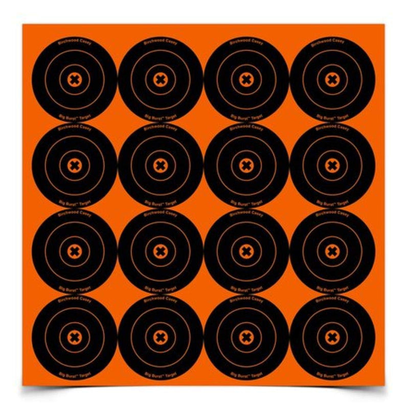 3" Big Burst - 48 Bull's-Eye Targets - 3 Sheets