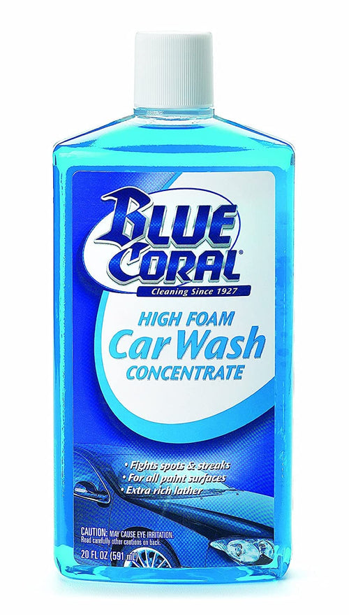 High Foam Blue Coral WC102 Car Wash Concentrate - 20 oz.