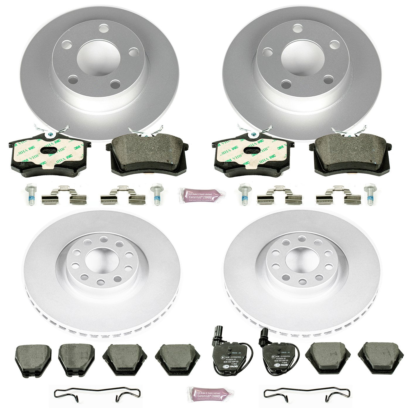 Euro-Stop Brake Kit Power Stop ESK950 For Audi A6 Quattro 2002-2004 [Model Specific]