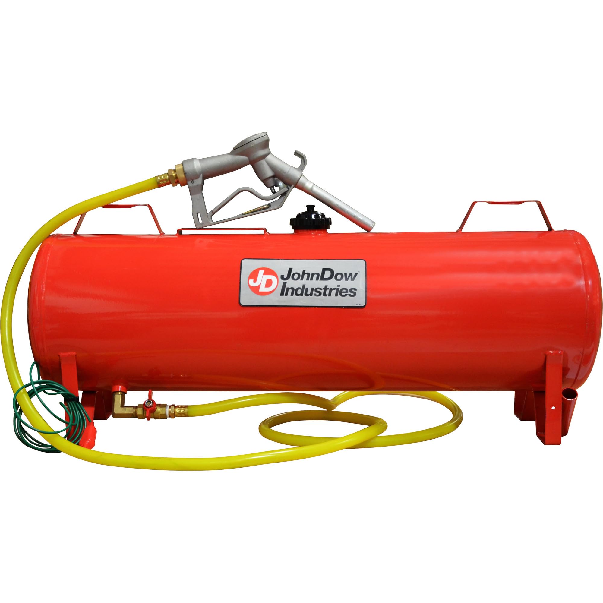 JDI-FST15 JohnDow Industries 15 Gallon Fuel Station - Durable and Convenient Fuel Storage and Dispensing Solution,Red