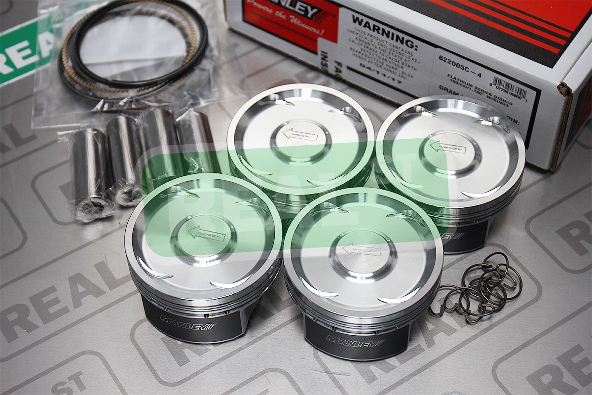 622005C-4 Manley Dish Piston with Rings