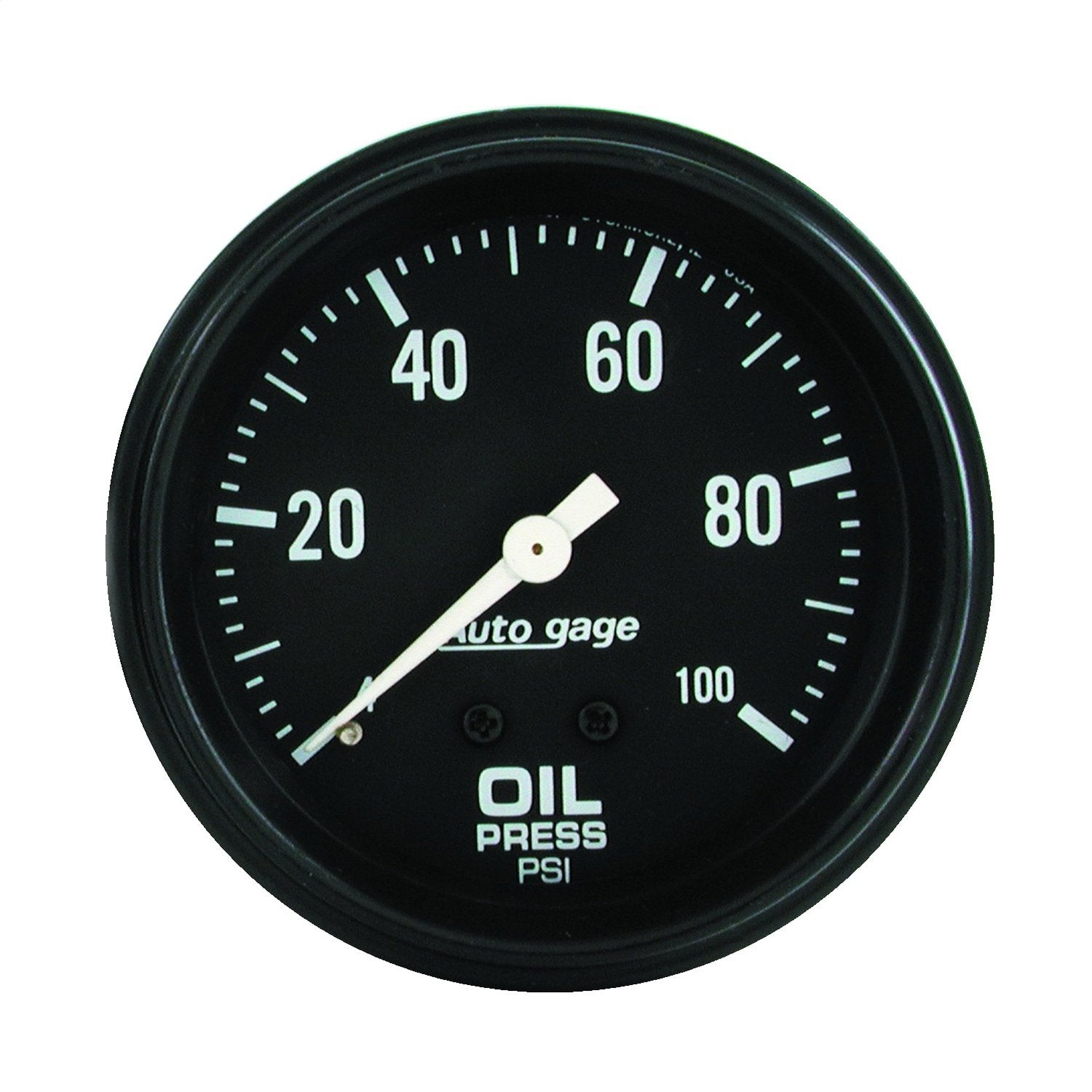 AUTO METER Autogage 2312 Oil Pressure Gauge,2.625 in.