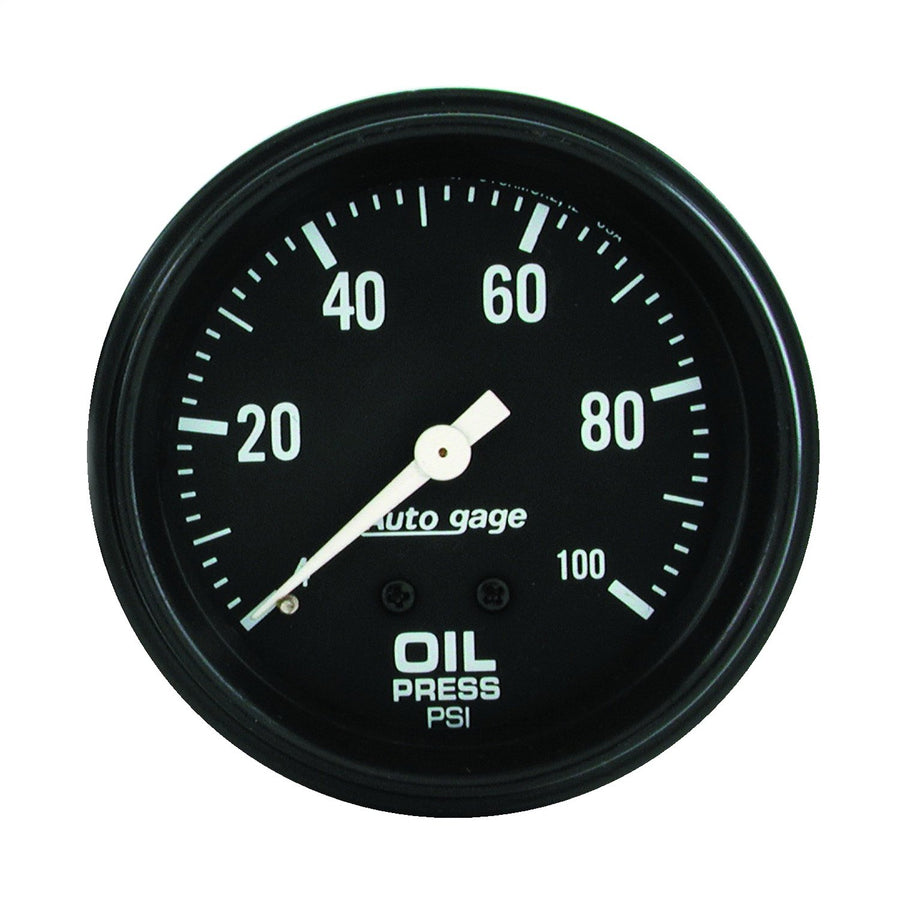 AUTO METER Autogage 2312 Oil Pressure Gauge,2.625 in.