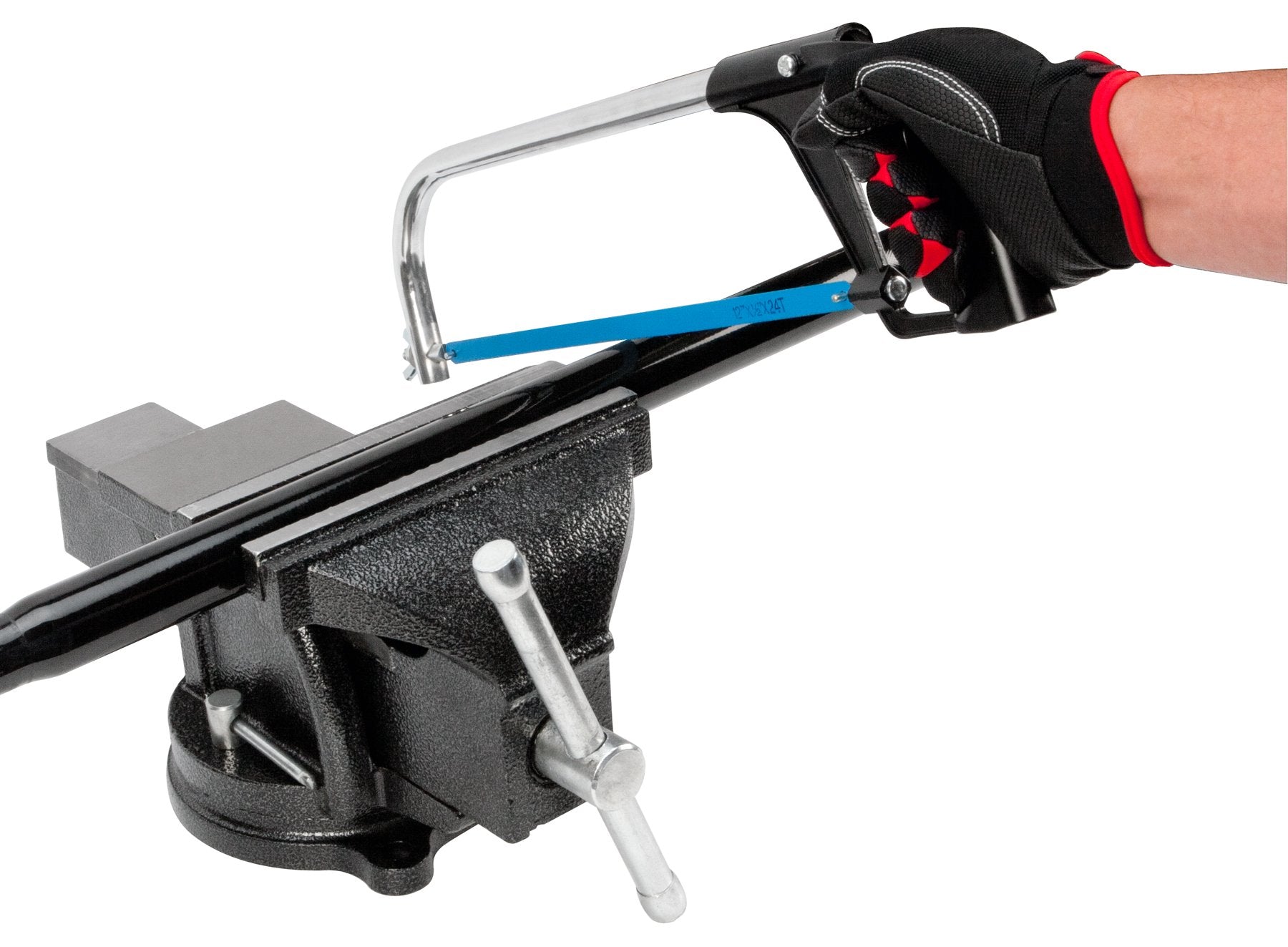 3-Inch Jaw Opening Performance Tool W3905 Bench Vise with 180º Swivel Base and Built-in Anvil, Durable Powder Coat Finish and Chrome Plated Hardware