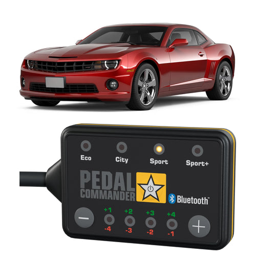 Throttle Response Controller PEDAL COMMANDER Compatible with Chevrolet Camaro 2010-2015, Plug-and-Play, 4 Modes 36 Sensitivity Levels, App Control Anti-Theft, Performance Upgrade, Camaro Accessories