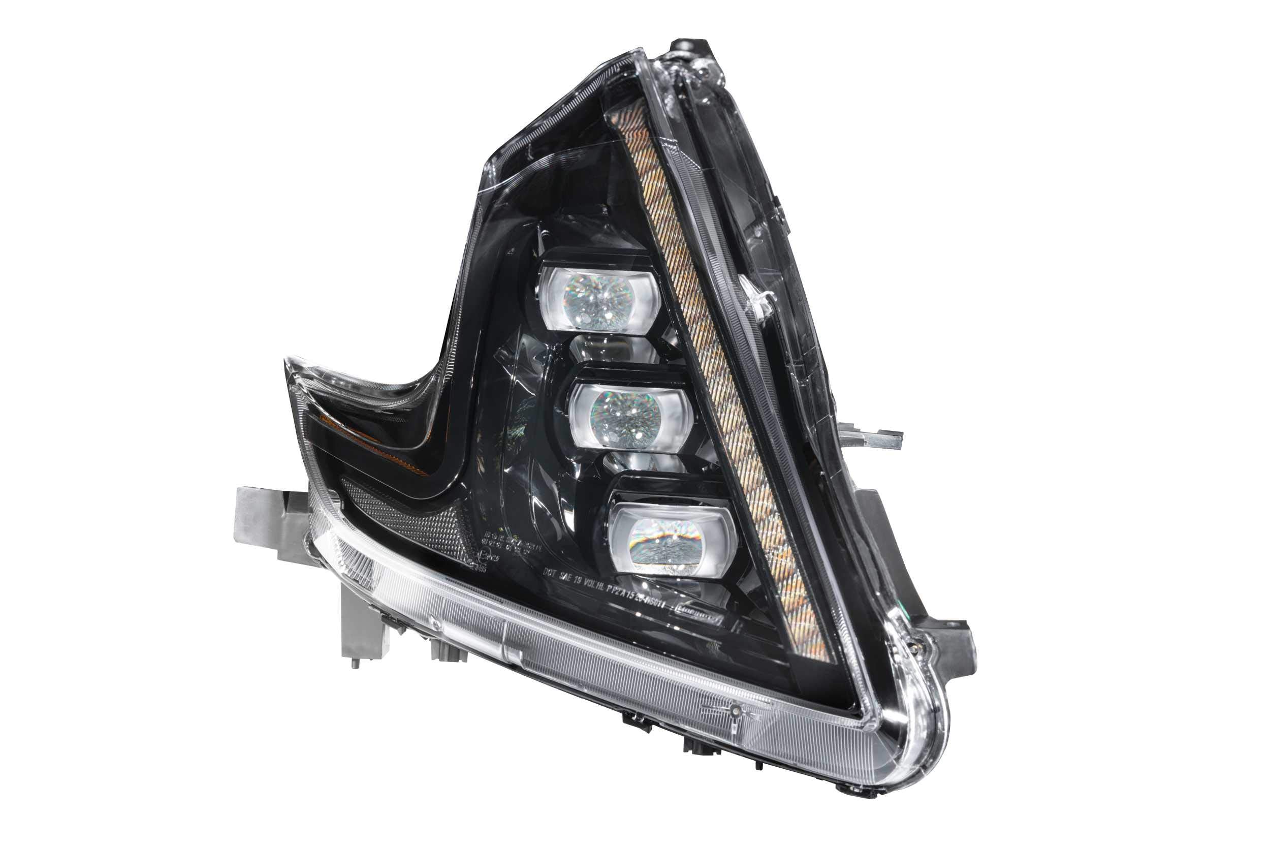 Morimoto LED XB Headlight (LHD), Fits 2008-2020 Nissan 370Z, Plug and Play Housing Upgrade, DOT Approved LED Assembly with Switchback Sequential Turn Signals & UV Coated Lens (1x LF474-ASM)
