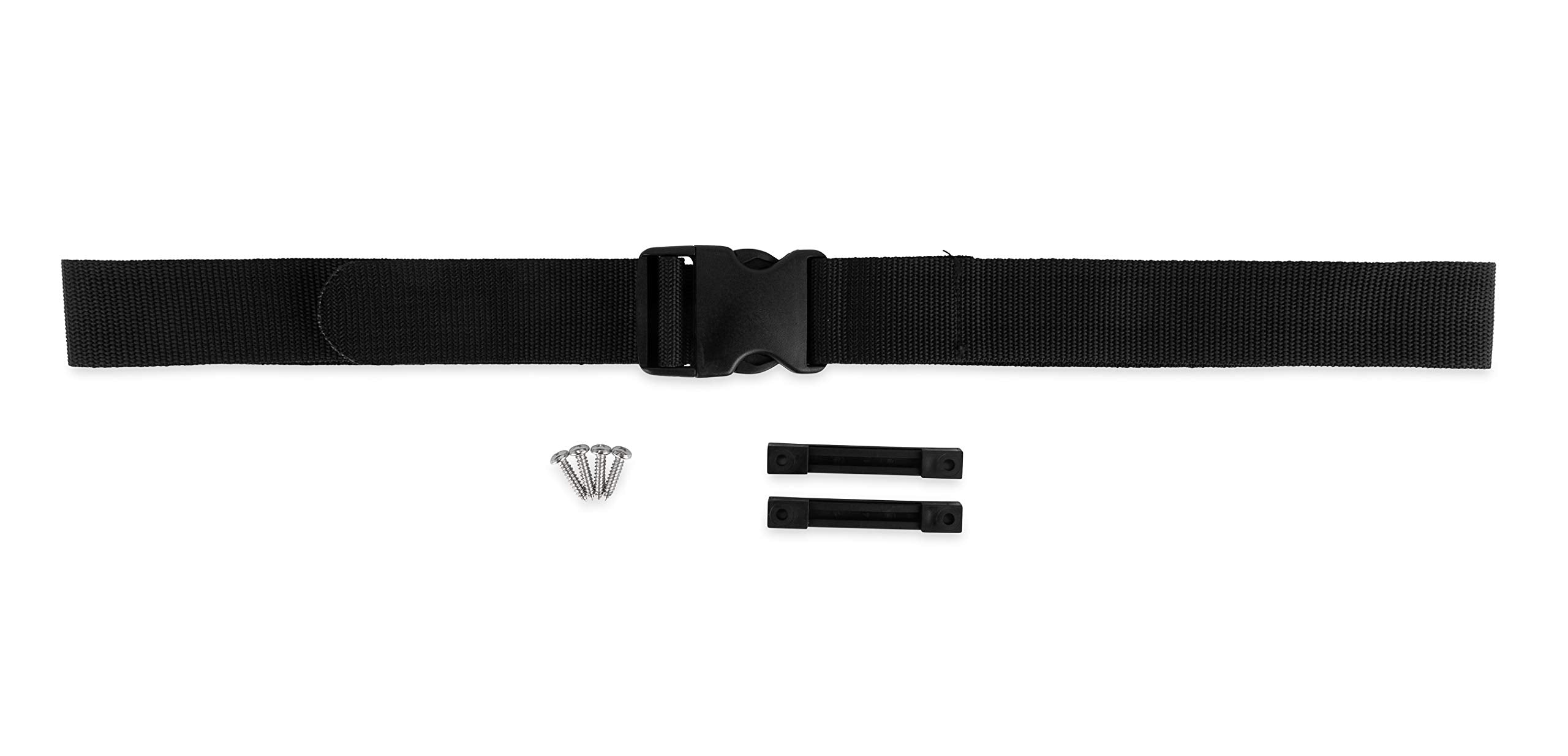 Camco Battery Box Strap with Buckle RV/Marine | Safely Secures Your Battery Box | Compatible with All Battery Boxes (55360), Black
