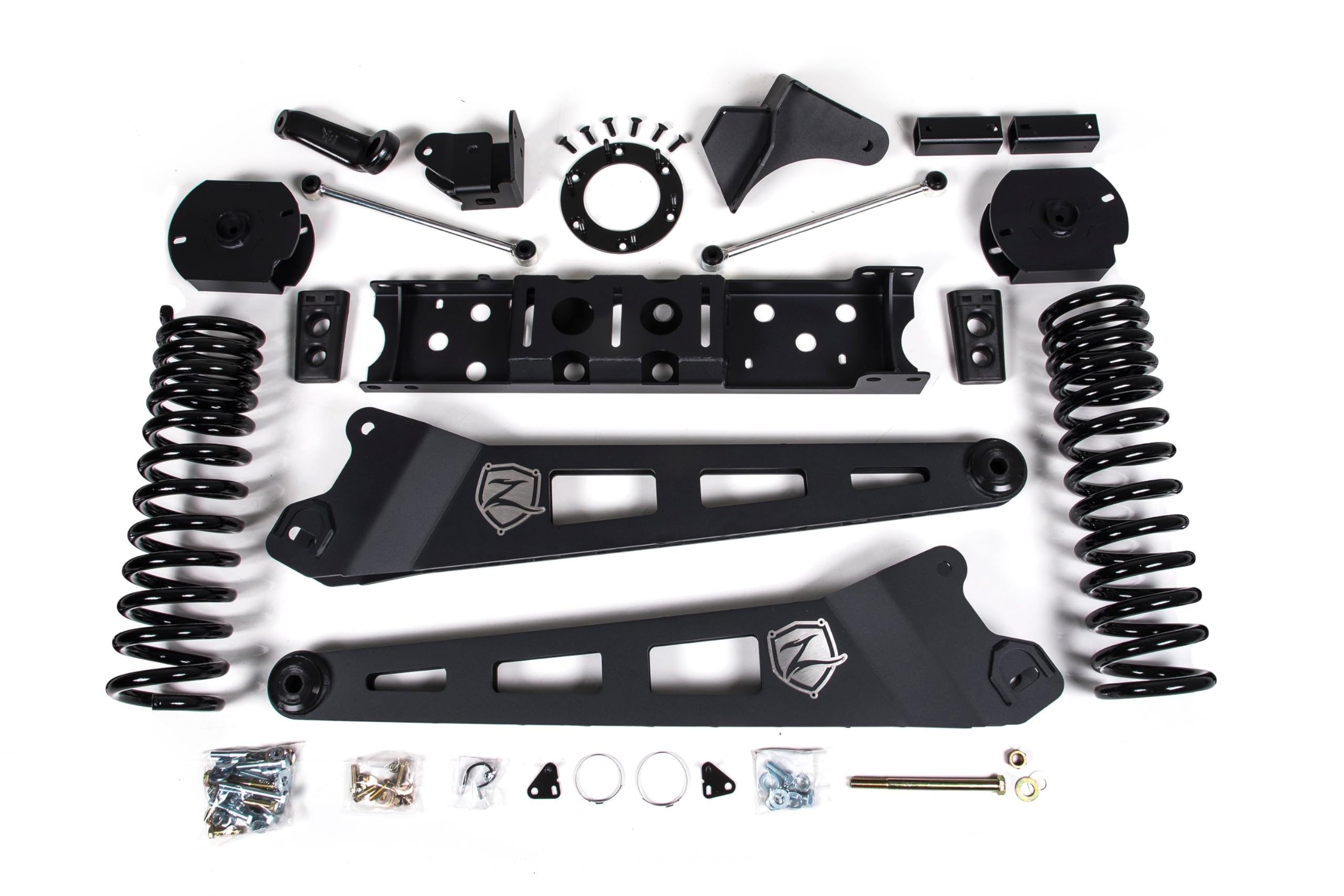 Zone Offroad 2019, 2020, 2021, 2022, 2023 Dodge/Ram 2500 4WD Diesel ZOND78F | 4.5 inch Full Radius Arm Suspension Lift Kit | Diesel (Front & Rear) | FOX 2.0 Adventure Series Shocks