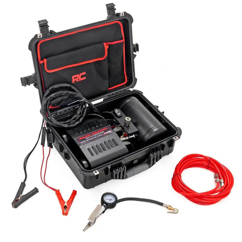 Portable Rough Country Twin Air Compressor | 12V | 150PSI | 6.16 CFM - RS208A